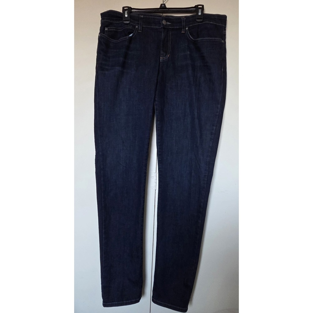 EILEEN FISHER Women's Jeans Dark Denim Size 14 ~Excellent Pre-owned Condition~
